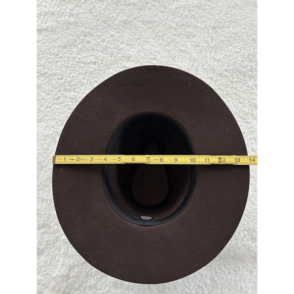 Anthropologie Wyeth? Rancher Hat Women Wool Chocolate Preppy Classic Sz OS New main image 4